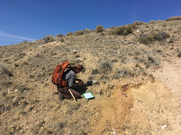 MBMG geologists involve undergraduate and graduate students from various universities in our geologic map projects