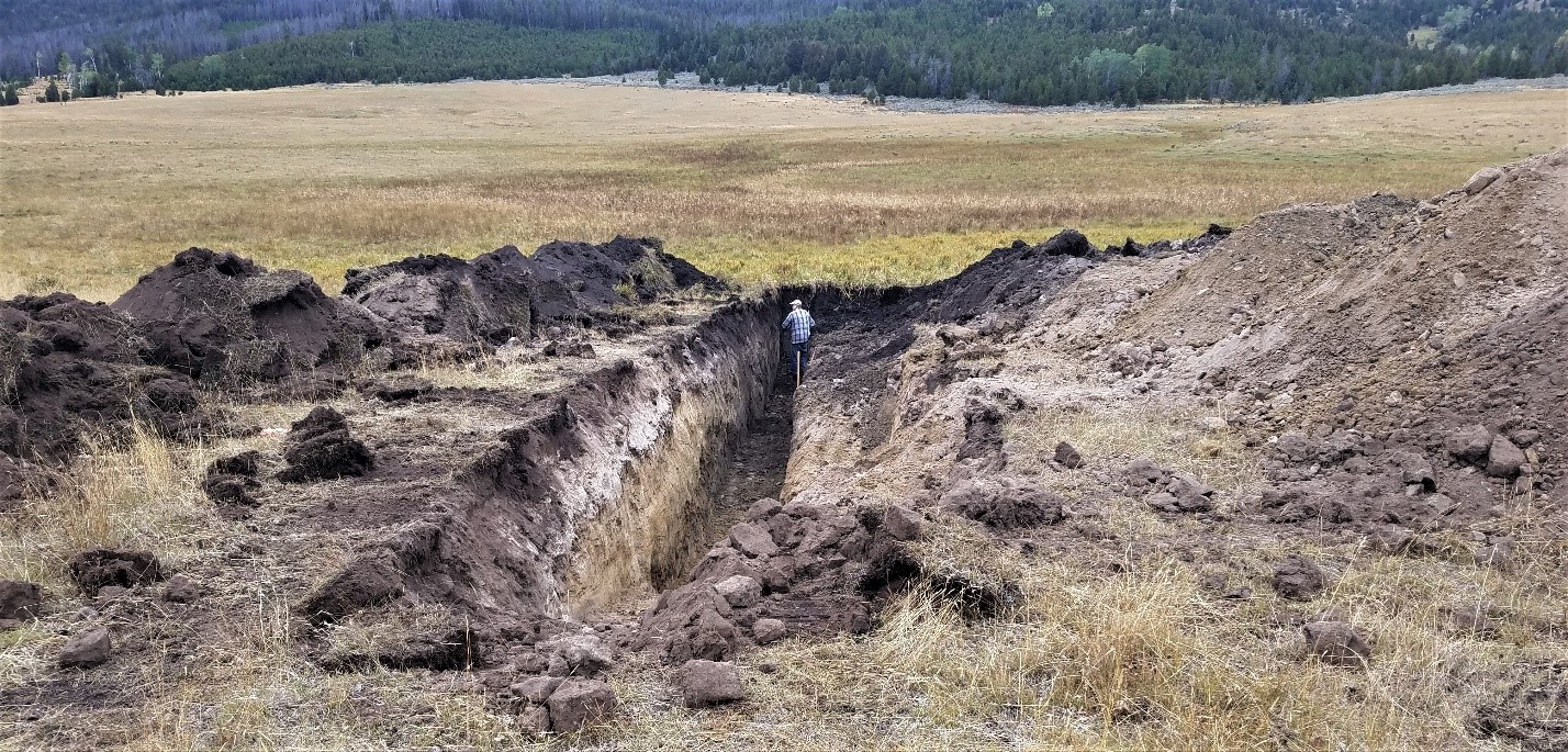 Paleoseismic trench study at Elk Park, near Butte