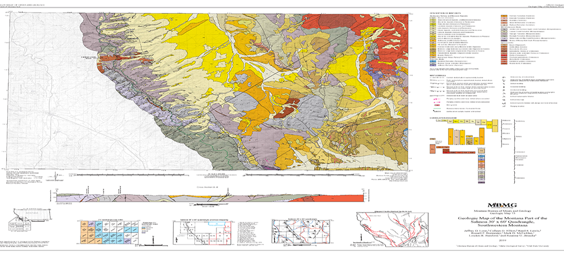 MBMG - Geologic Mapping - Current Mapping