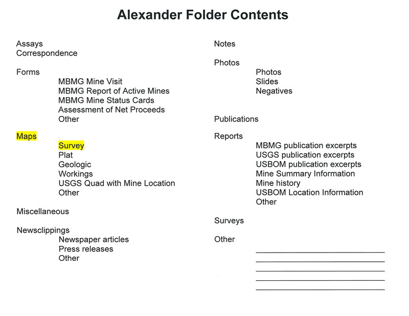 item thumbnail for Alexander Folder Contents