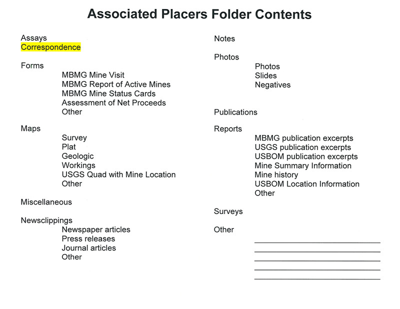 item thumbnail for Associated Placers Folder Contents