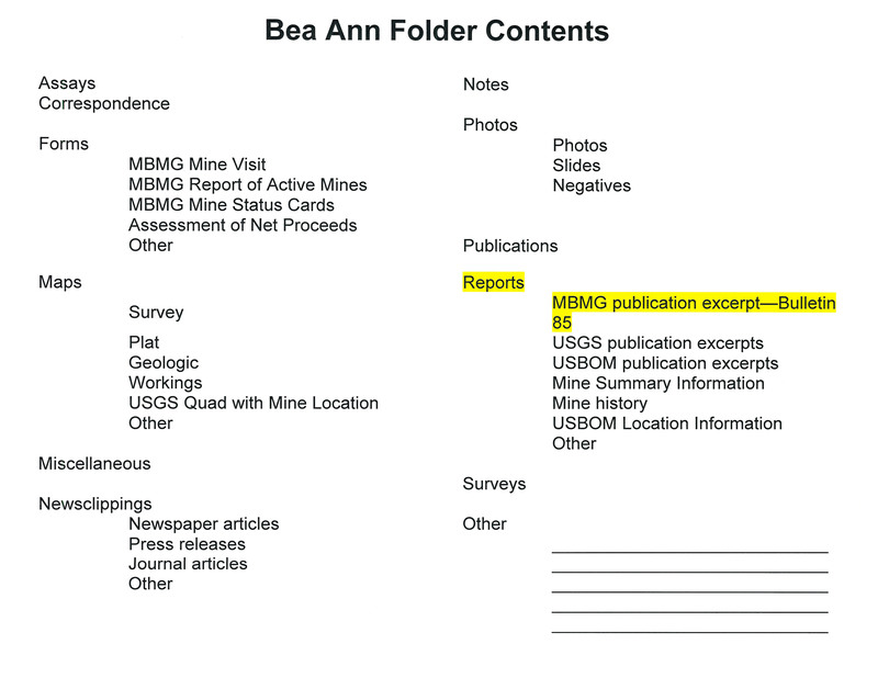 item thumbnail for Bea-Ann Folder Contents