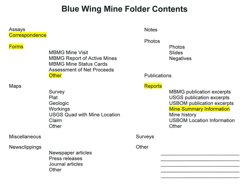 item thumbnail for Blue Wing Mine Folder Contents