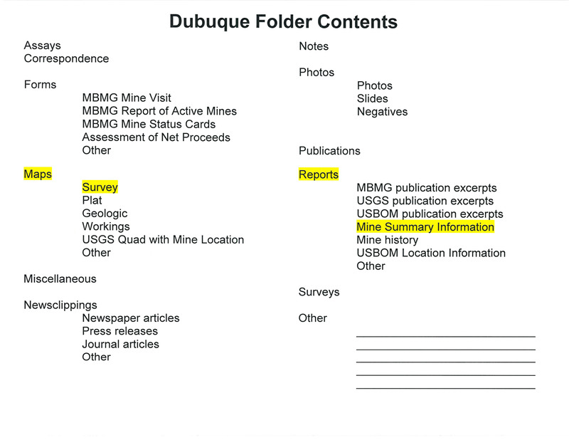 item thumbnail for Dubuque Folder Contents