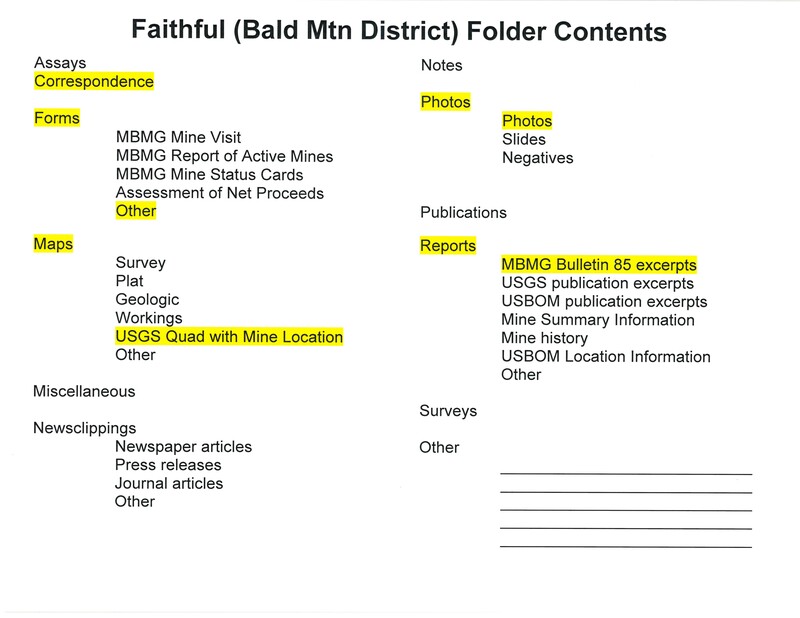 item thumbnail for Faithful Bald Mtn Folder Contents