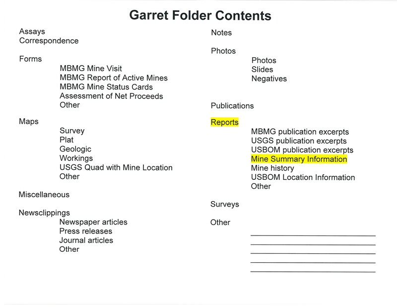 item thumbnail for Garret Folder Contents