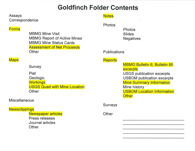 item thumbnail for Goldfinch Folder Contents