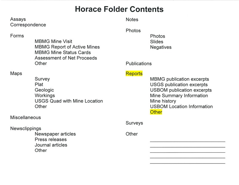 item thumbnail for Horace Folder Contents