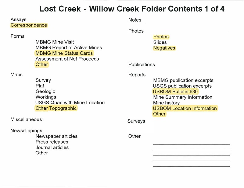 item thumbnail for Lost Creek Folder Contents