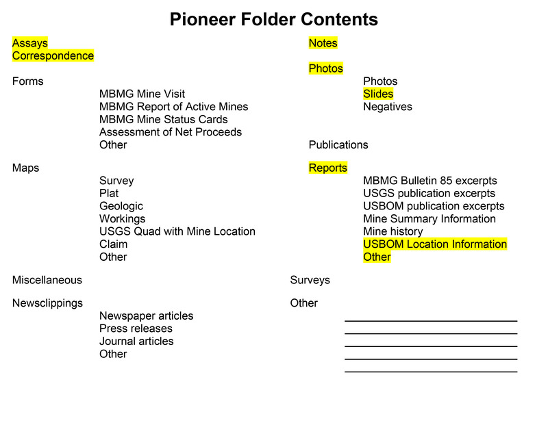 item thumbnail for Pioneer Folder Contents