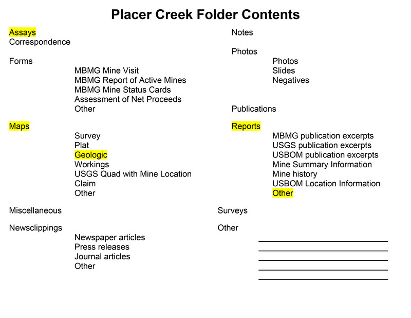 item thumbnail for Placer Creek Folder Contents