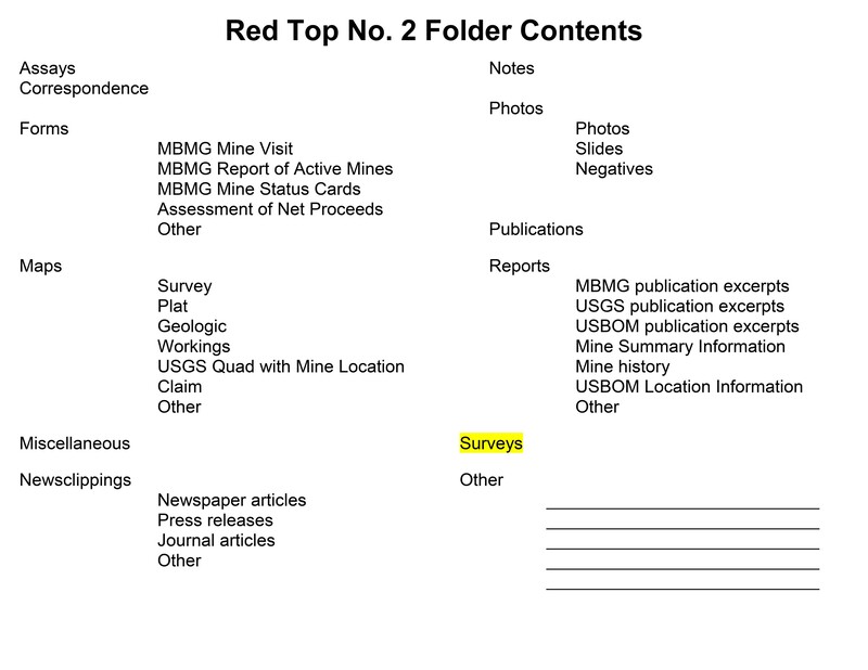 item thumbnail for Red Top No. 2 Folder Contents