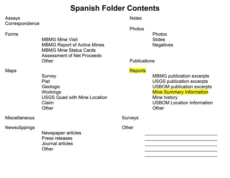 item thumbnail for Spanish Folder Contents