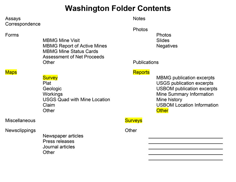 item thumbnail for Washington Folder Contents