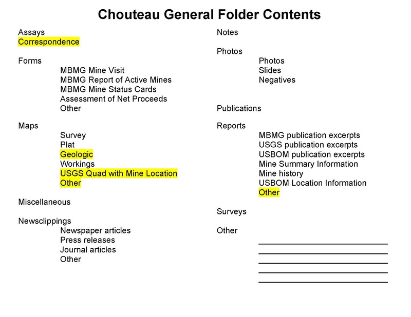 item thumbnail for Chouteau General Folder Content Sheet