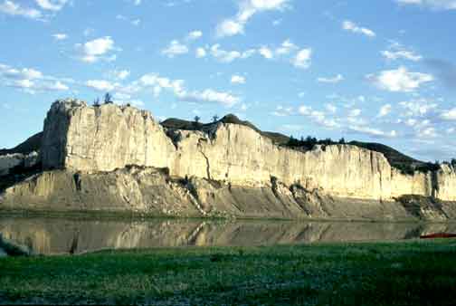 cliffs that form the Gates of the Mountain