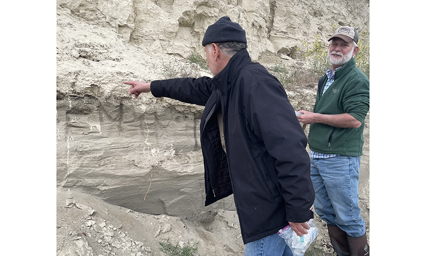 Interpreting stratigraphic sections to better understand how the sediments may be impacting groundwater flow