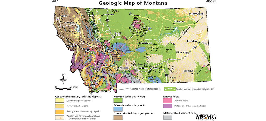 Geologic Map Postcard