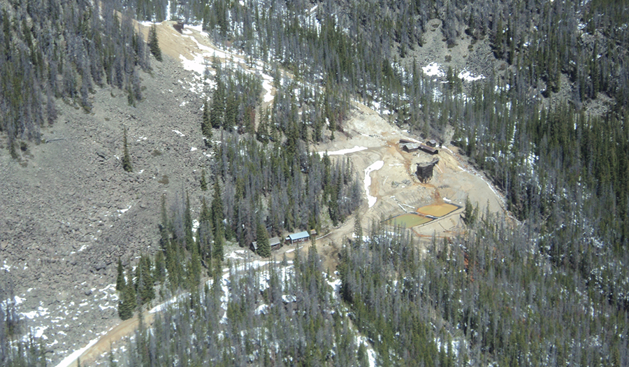 Crystal Mine aerial photo, May 2012