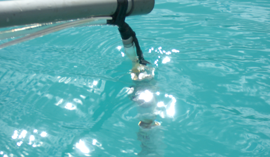 Sample tubing and pump for Continental Pit water sampling